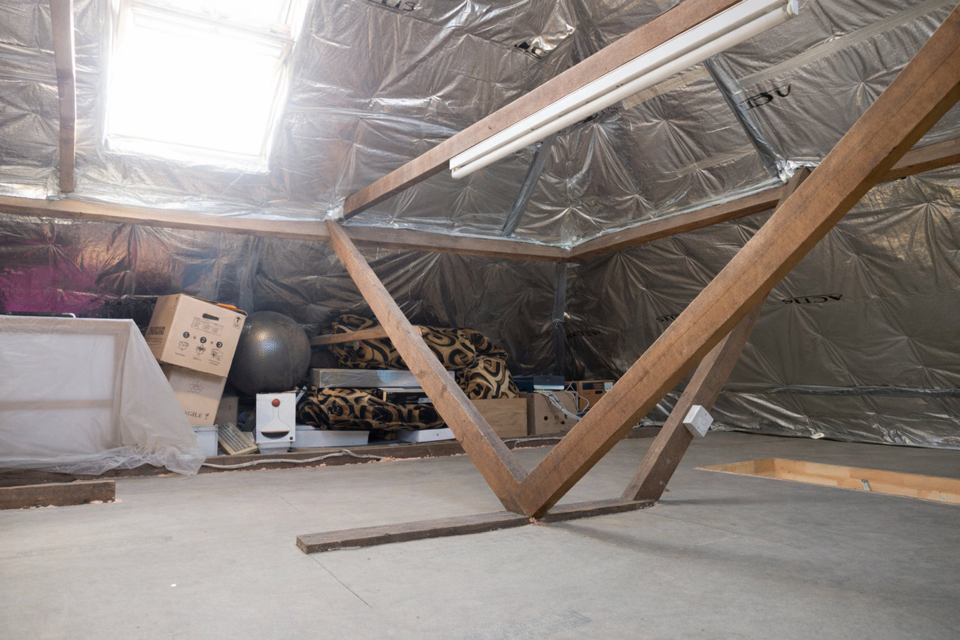Attic insulation